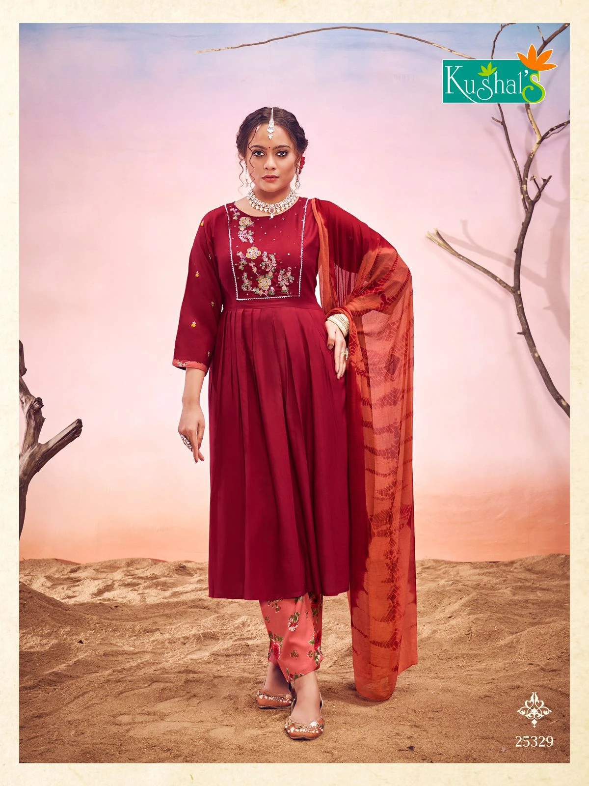 Kushal'S Shanvi Rayon Wholesale Readymade Salwar Suit Catalog — Wholesale Salwar Suits, MPA wholesale from Surat - Gallery Image 8